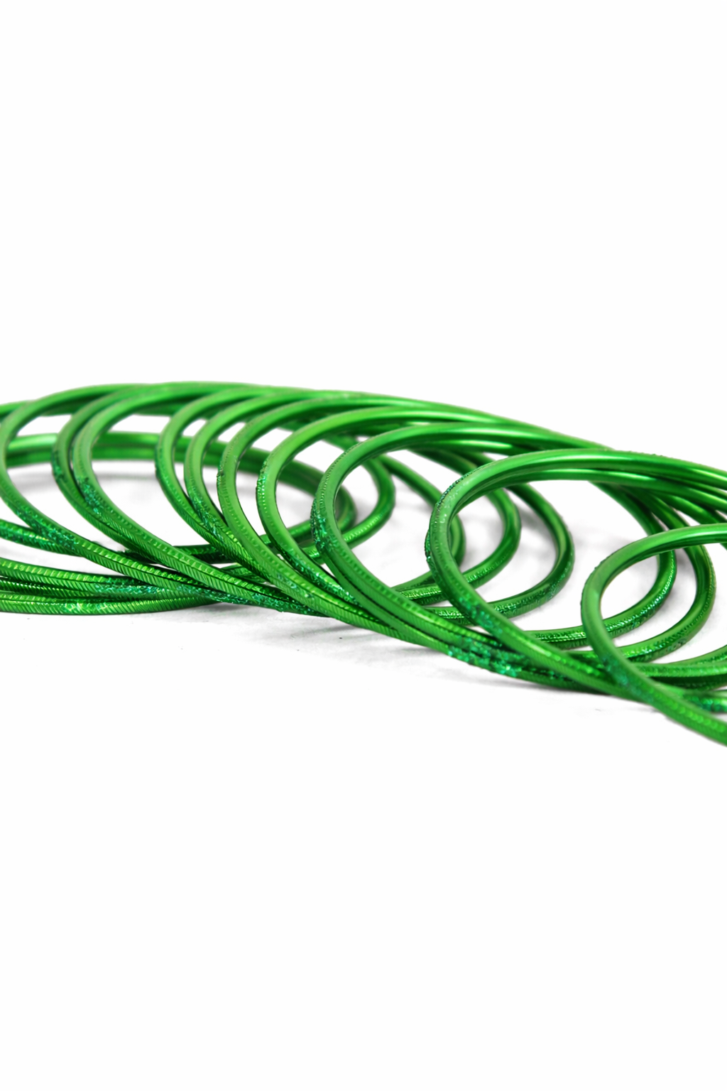 Emerald Sparkle Bangles