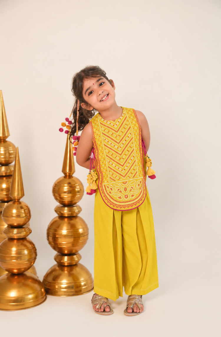 Rang Leher Set-Yellow
