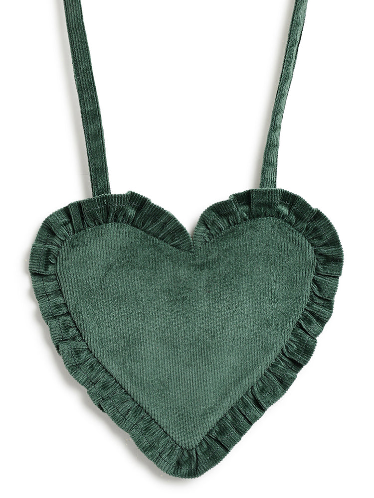 Phoebe Heart Bag - Green