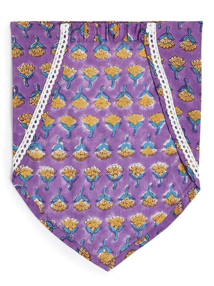 Mini Meadow Bandana- Purple