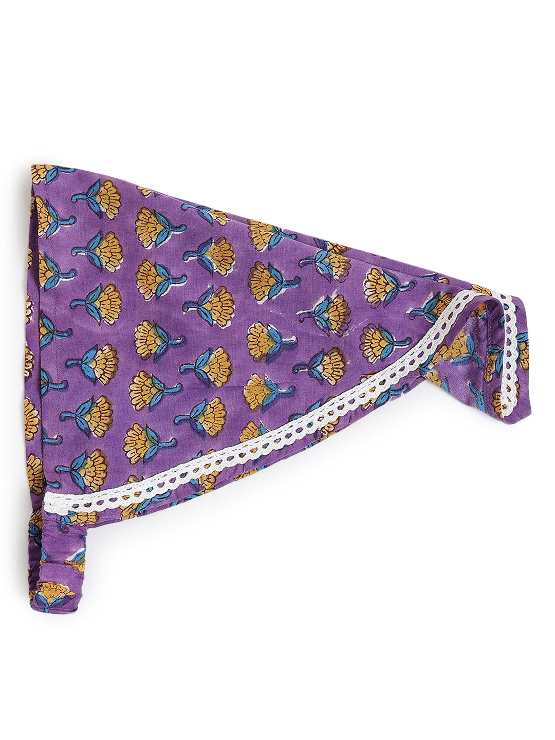 Mini Meadow Bandana- Purple