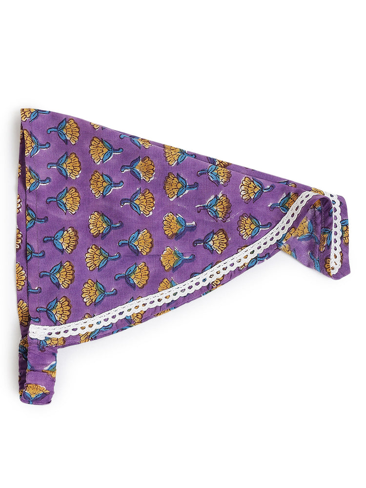Mini Meadow Bandana- Purple