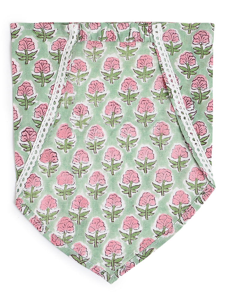 Mini Meadow Bandana- Green