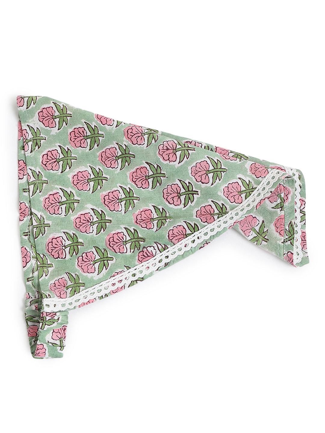 Mini Meadow Bandana- Green