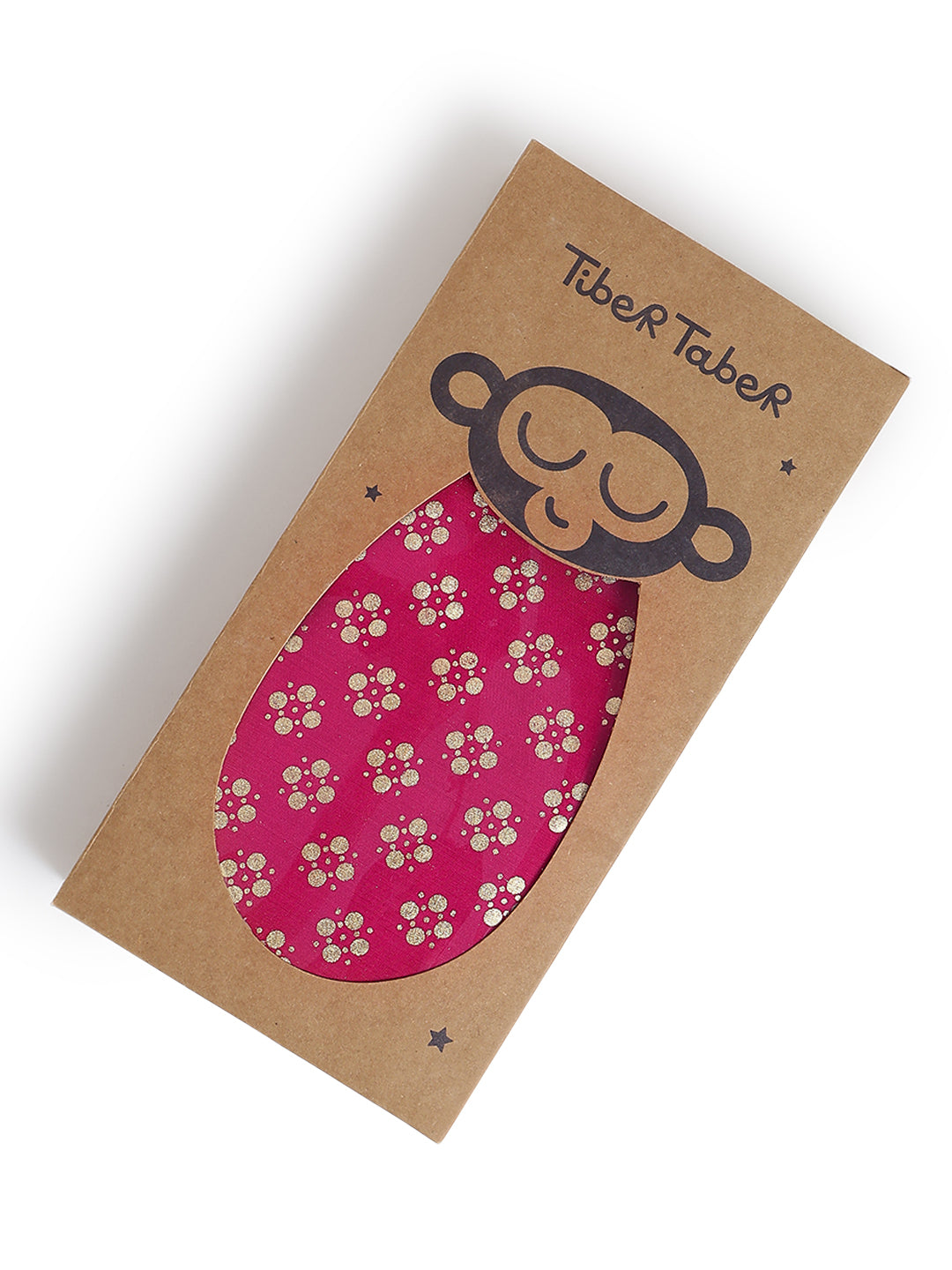 Gold Foil Bloom Swaddle- Pink