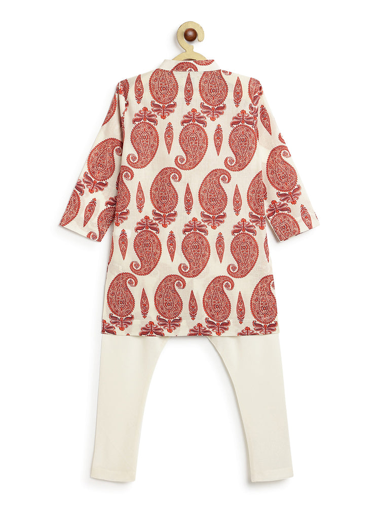 Kashmir Paisley Kurta Set