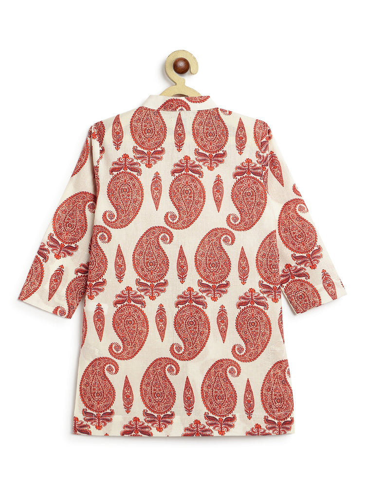 Kashmir Paisley Kurta Set