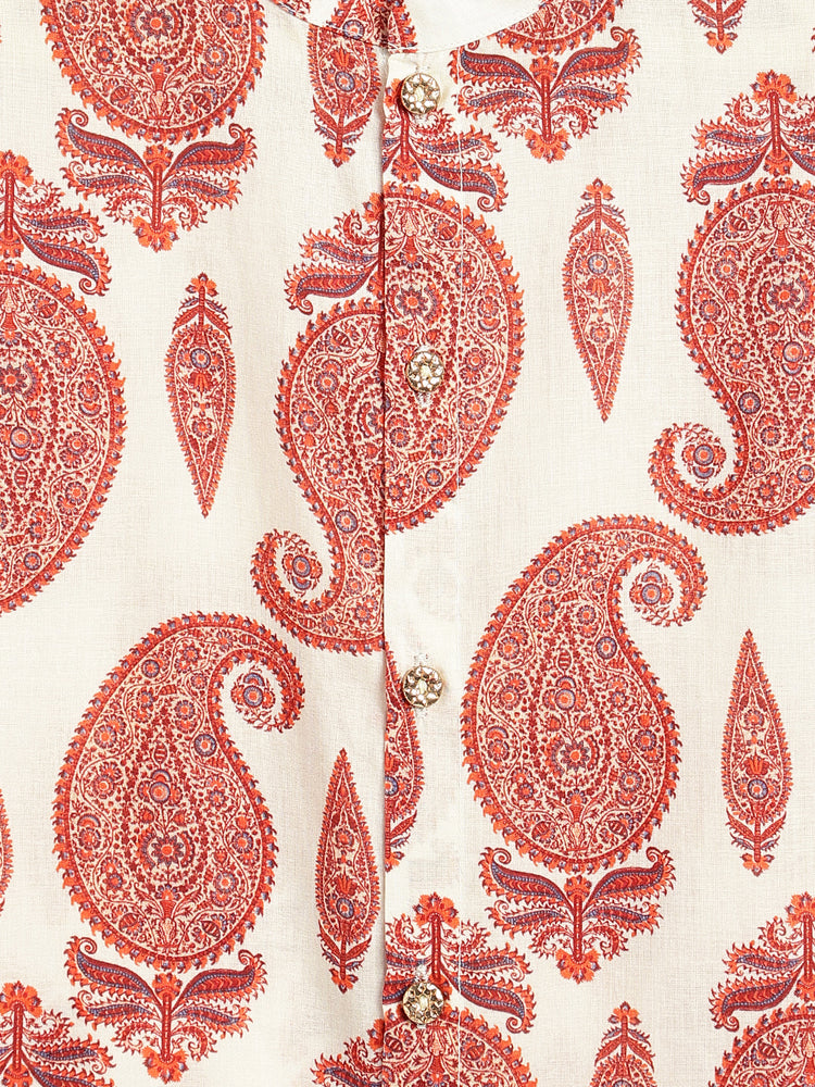 Kashmir Paisley Kurta Set