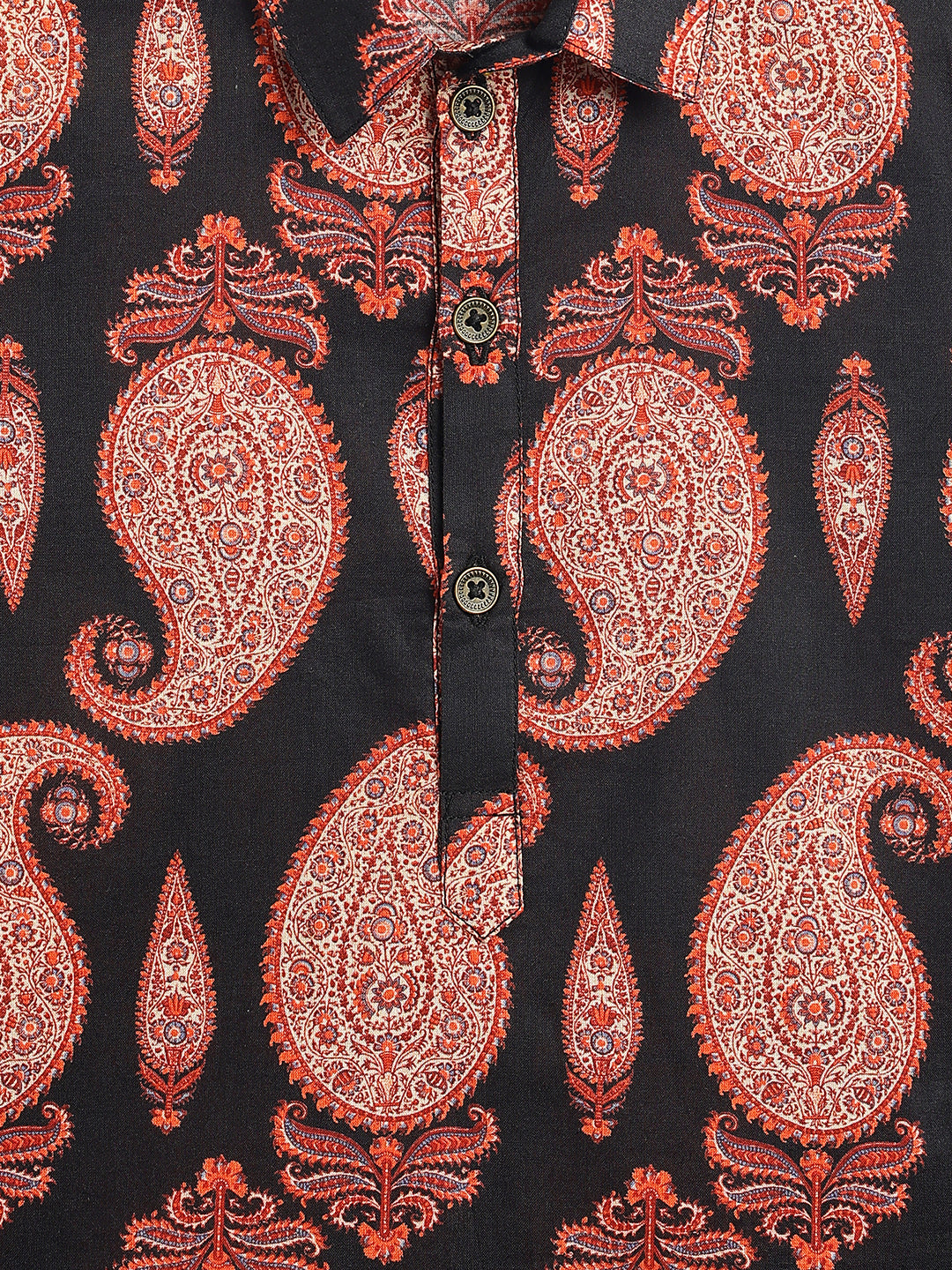 Kashmir Paisley Pathani Kurta Set