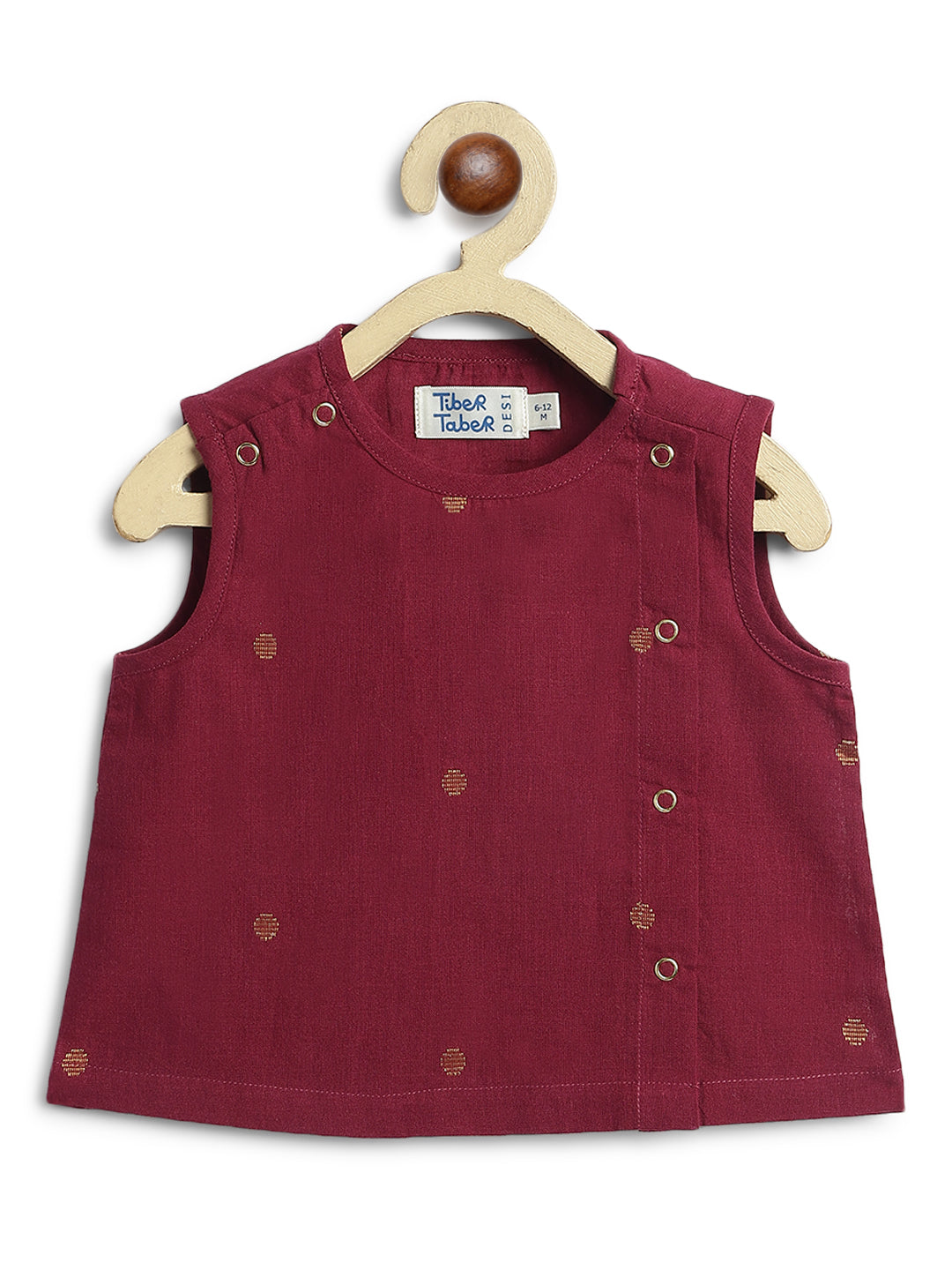 Zari Polka Jhabla Set