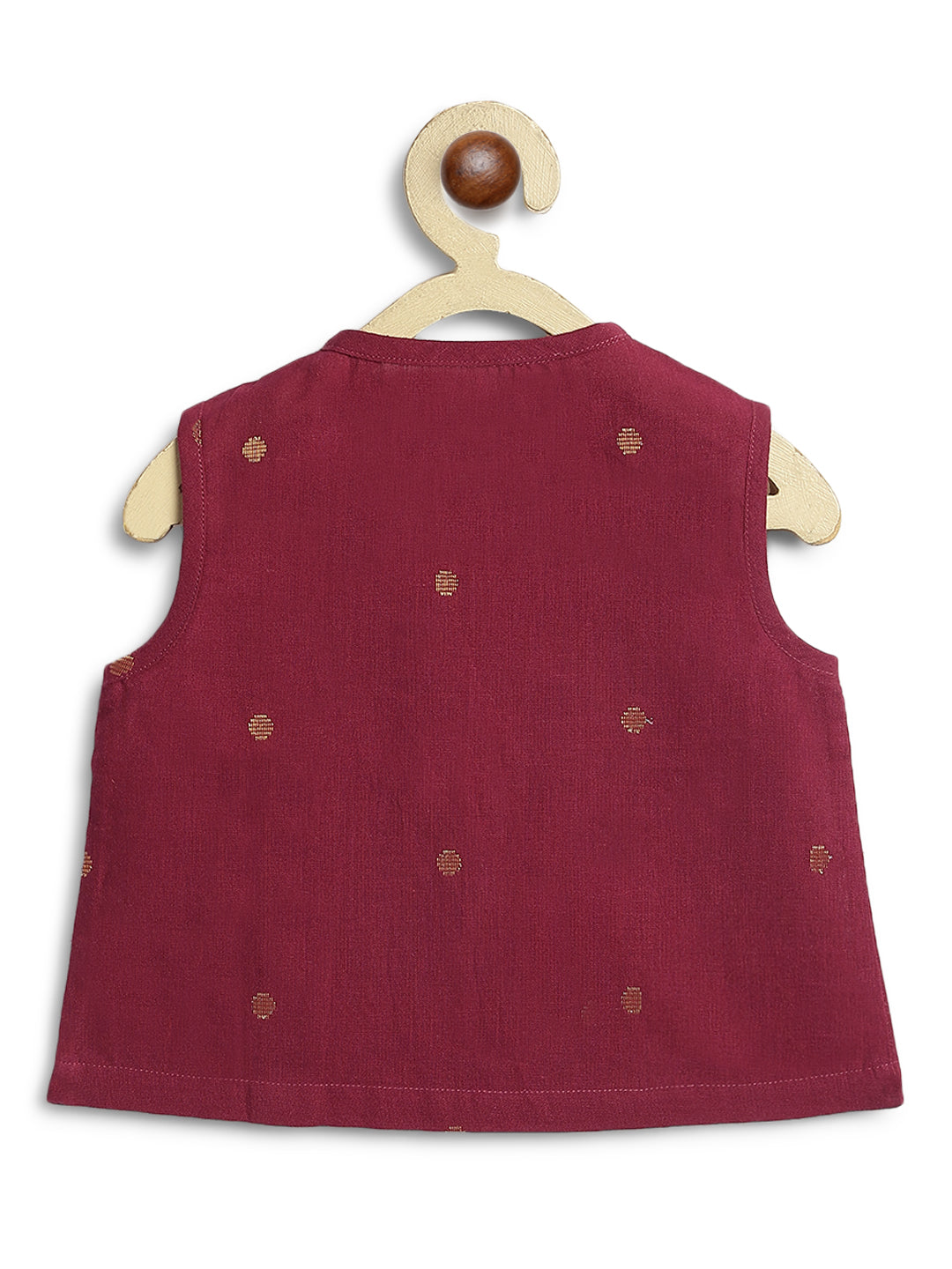 Zari Polka Jhabla Set