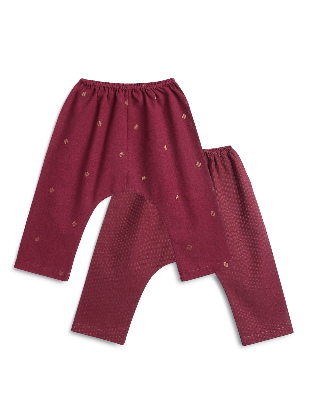 Zari Polka Jhabla Set