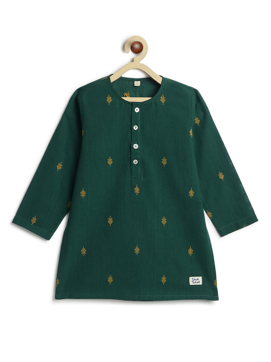 Green Buta Kurta