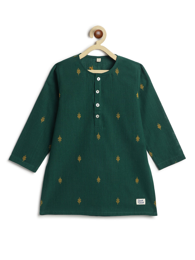 Green Buta Kurta