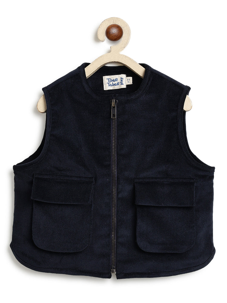 Preppy Jacket- Navy Blue