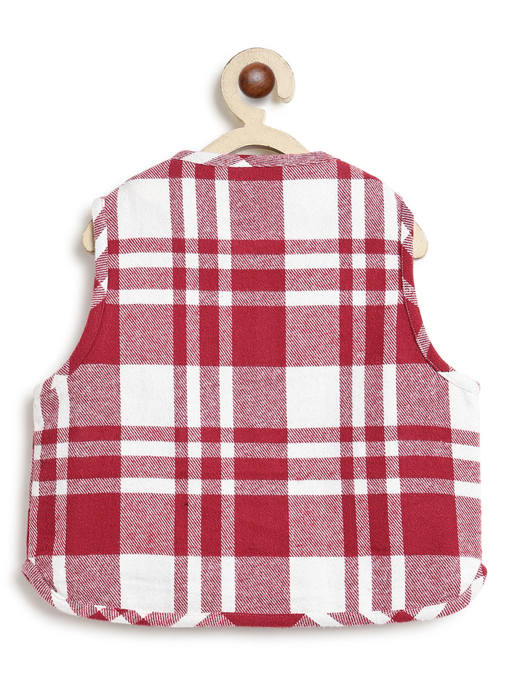 The Cool Flannel Checks Jacket - Red
