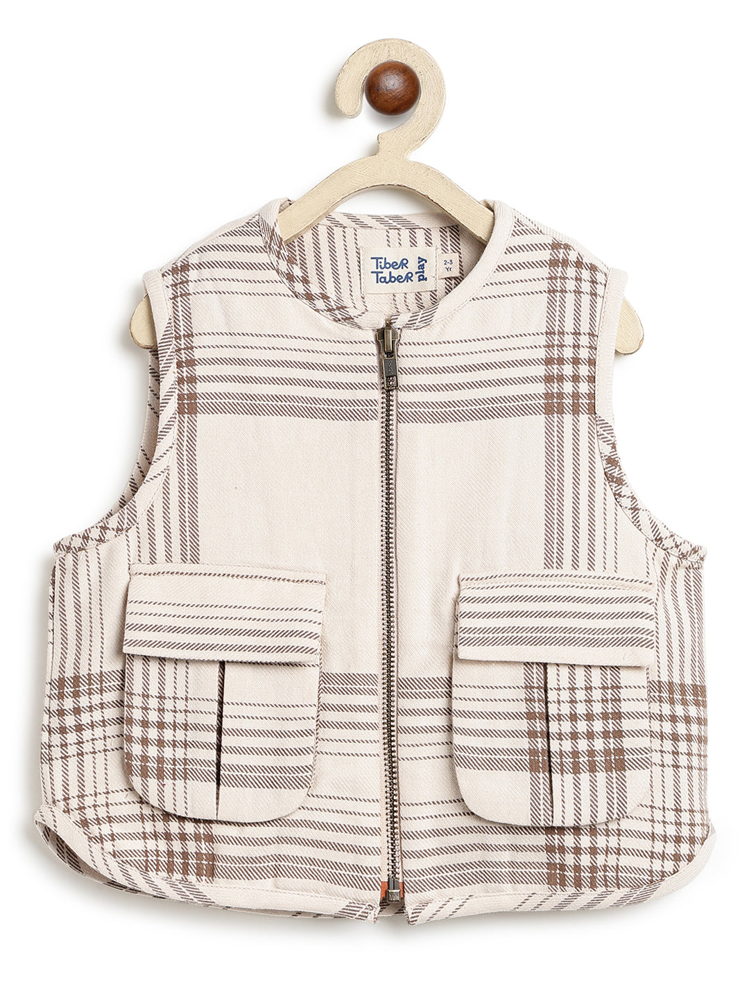 The Cool Flannel Checks Jacket - Cream