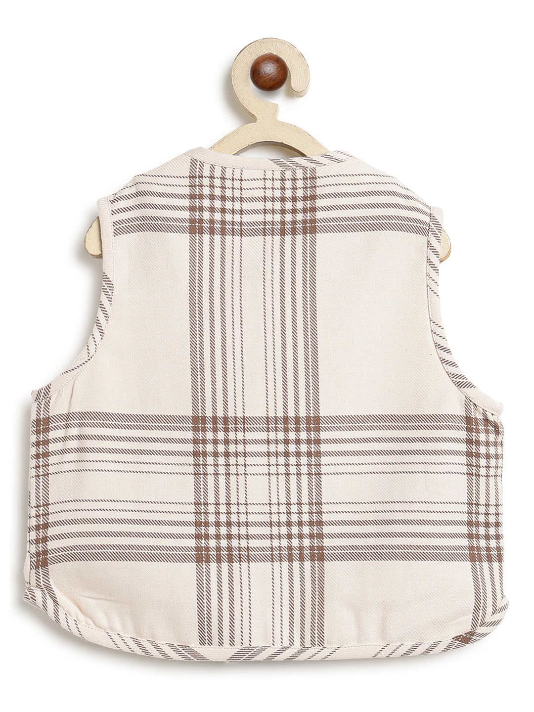 The Cool Flannel Checks Jacket - Cream