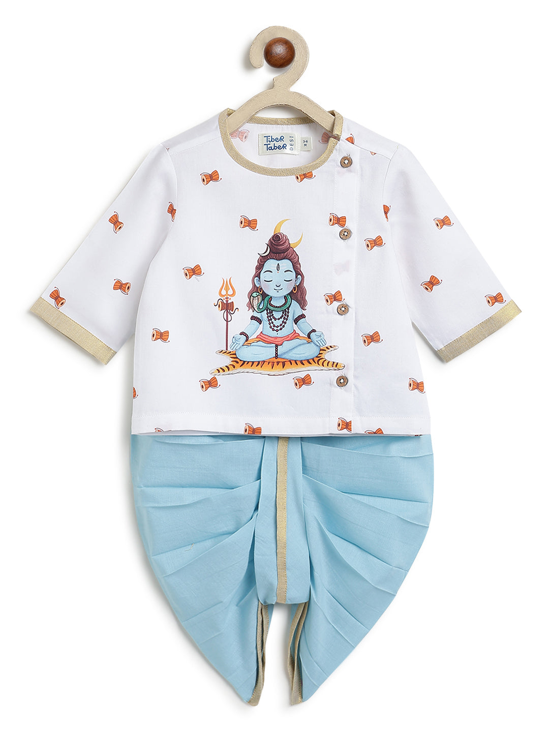 Mahadev Kurta Dhoti Set