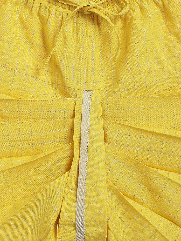 Green Harmony Dhoti Set