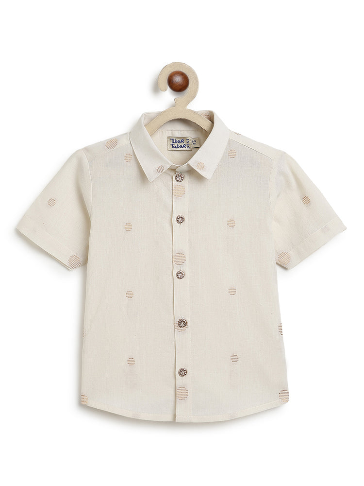 Cream Ember Polka Dot Shirt