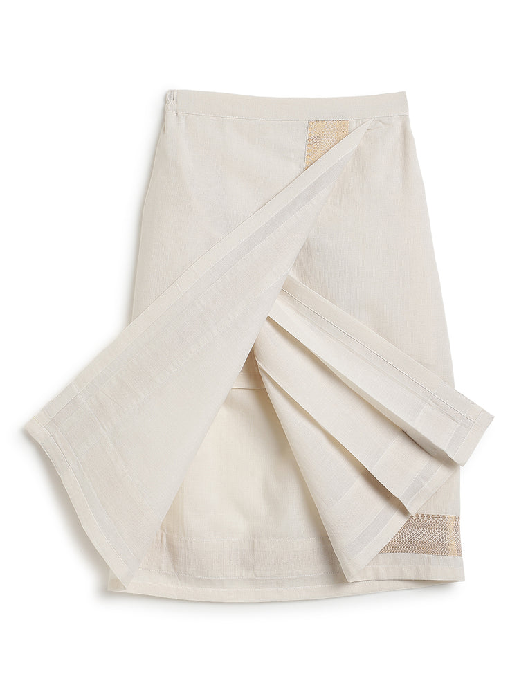Ivory Crest Mundu Dhoti