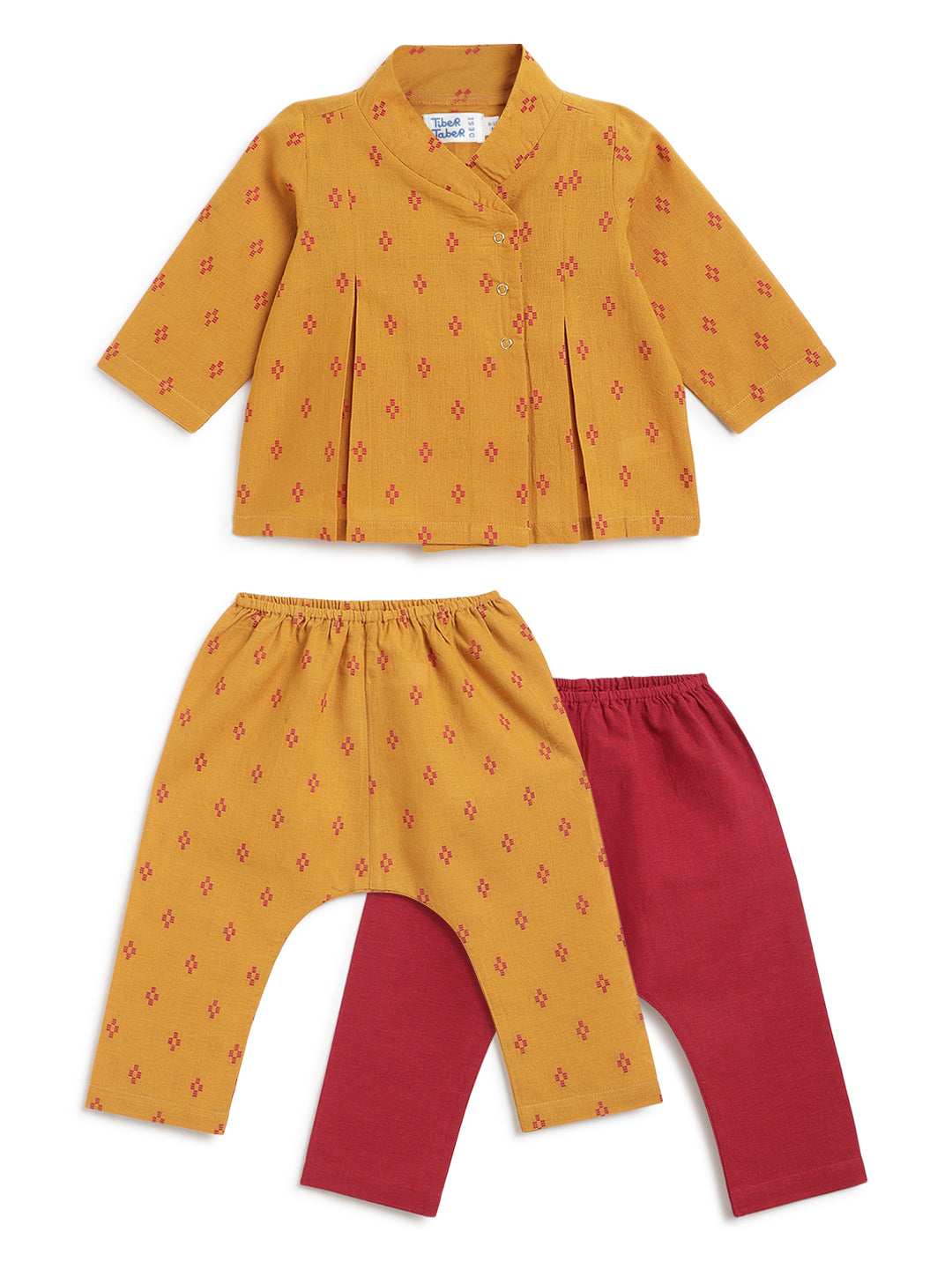 Sunny Kolam Flexi Kimono Set