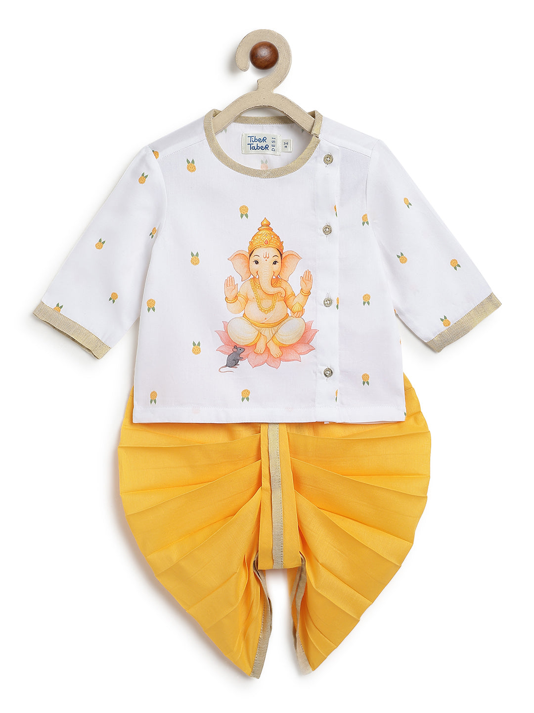 Ganpati Dhoti Kurta Set