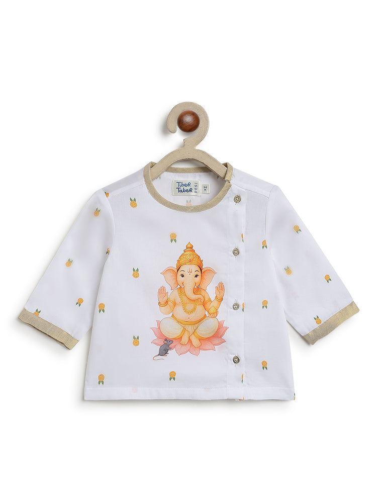 Ganpati Dhoti Kurta Set