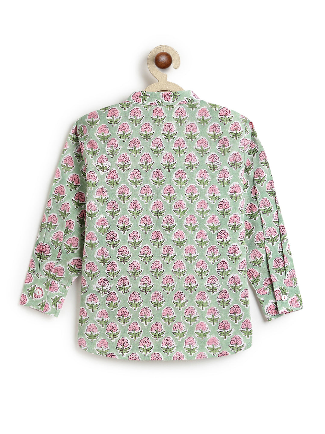 Rang Sagar Kurta Shirt- Green