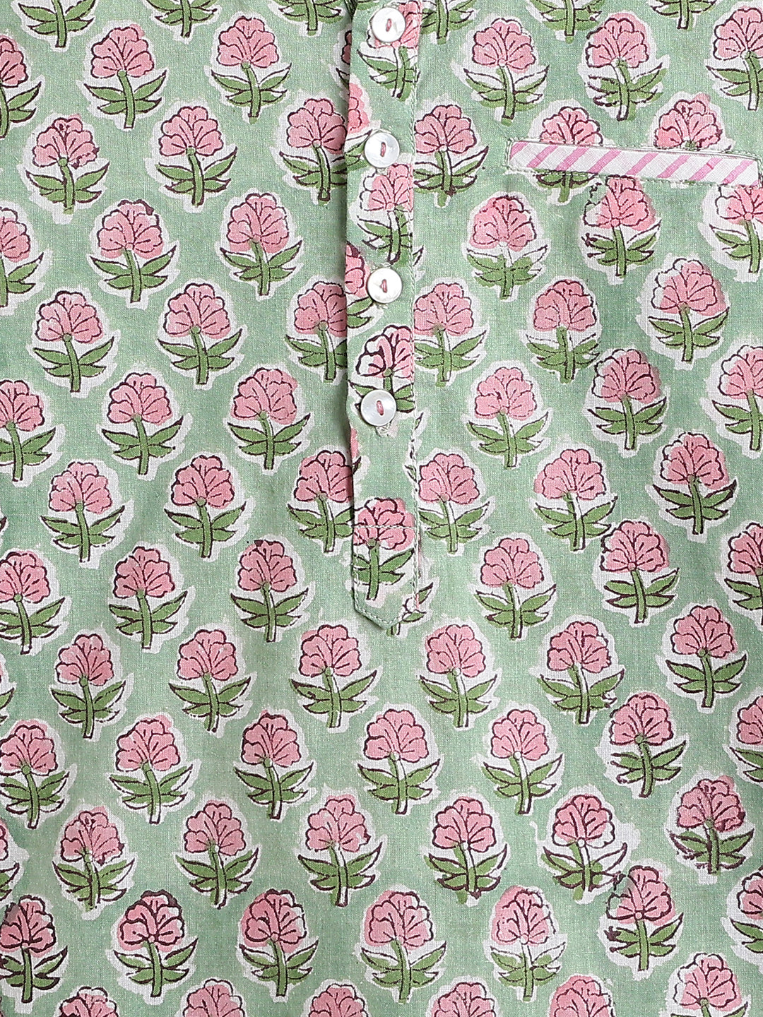 Rang Sagar Kurta Shirt- Green