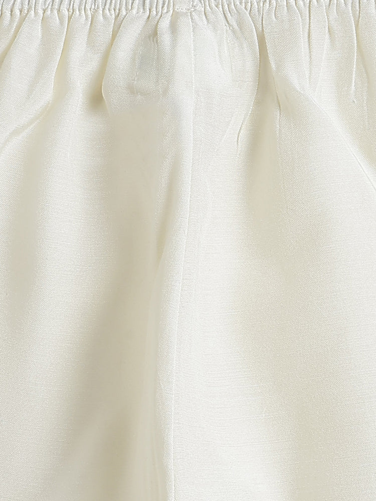 Festive Jhabla Set - Cream