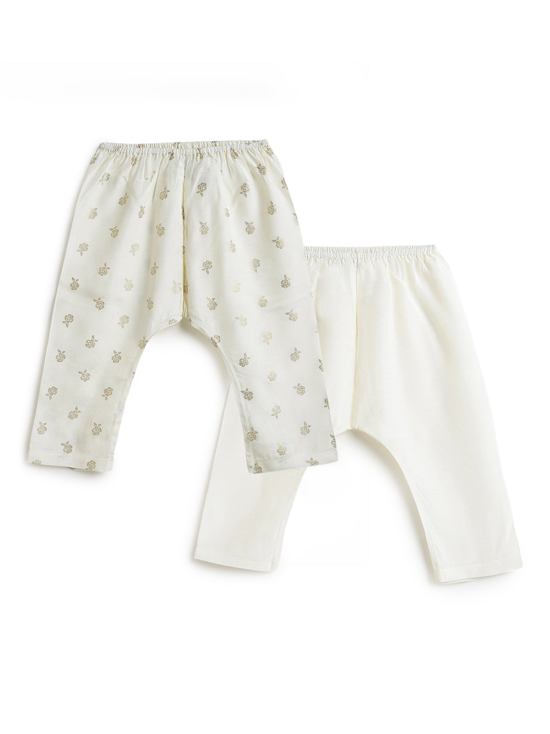 Festive Jhabla Set - Cream