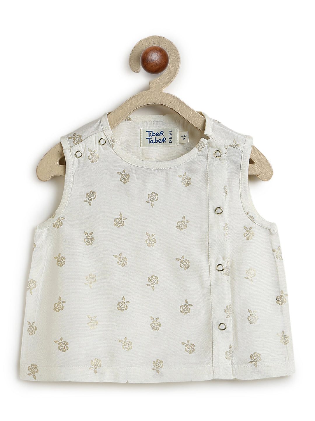 Festive Jhabla Set - Cream