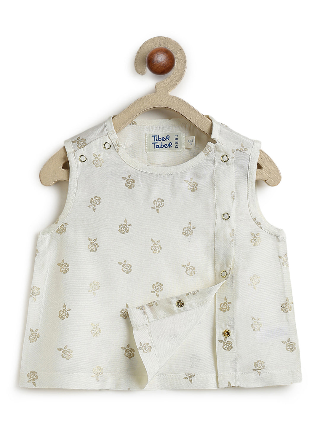 Festive Jhabla Set - Cream