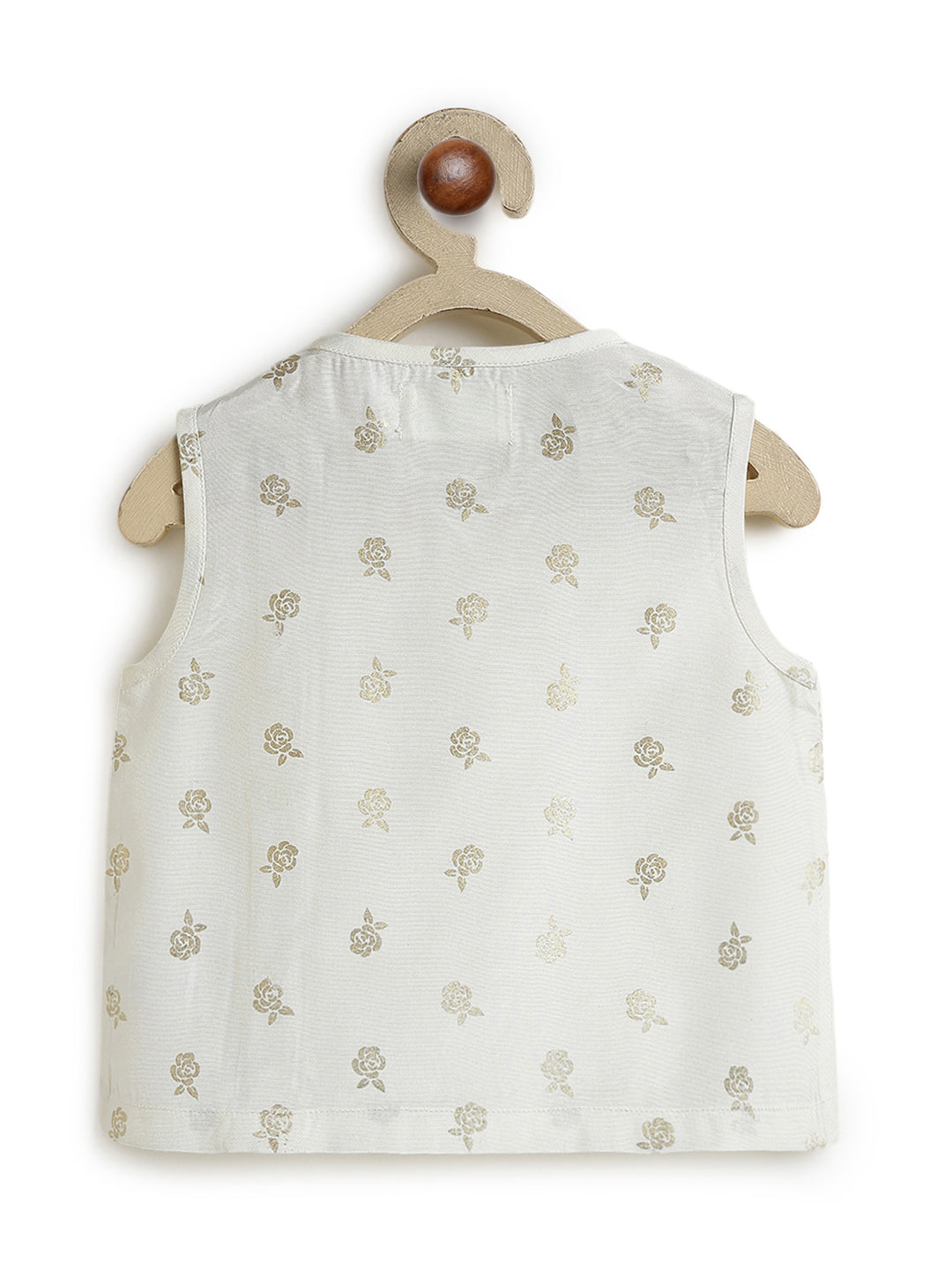 Festive Jhabla Set - Cream