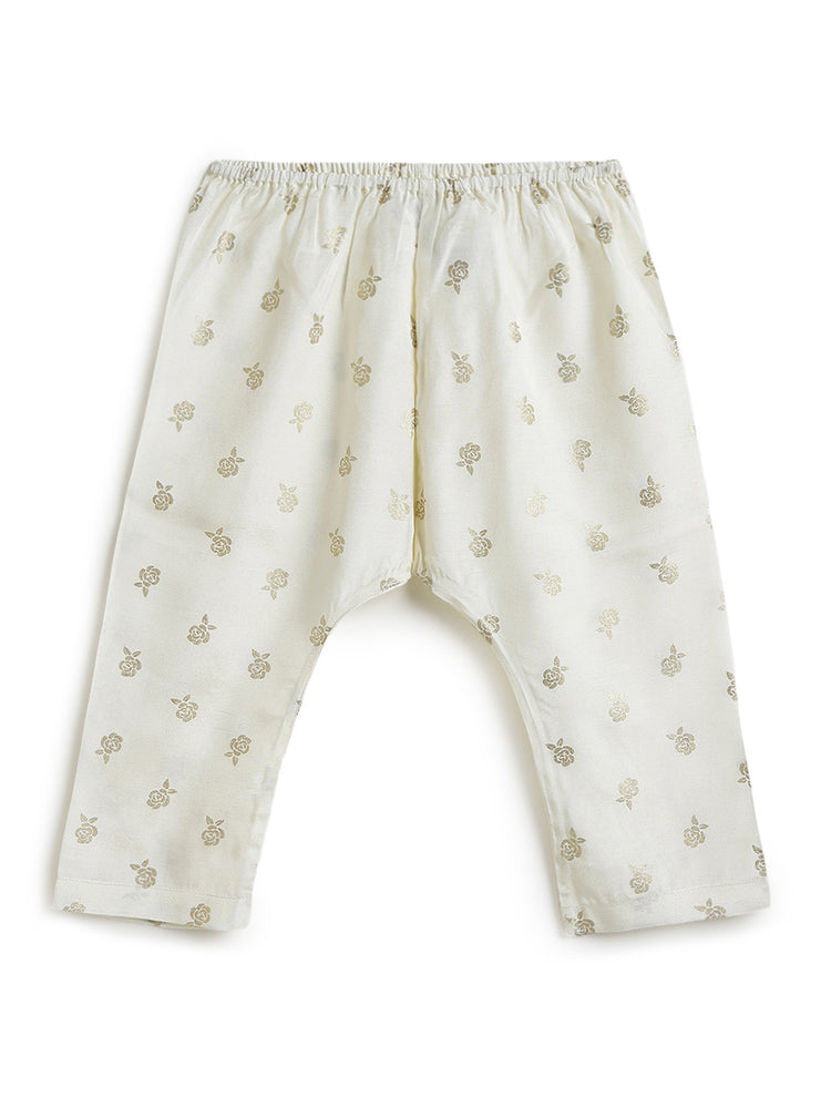 Festive Jhabla Set - Cream