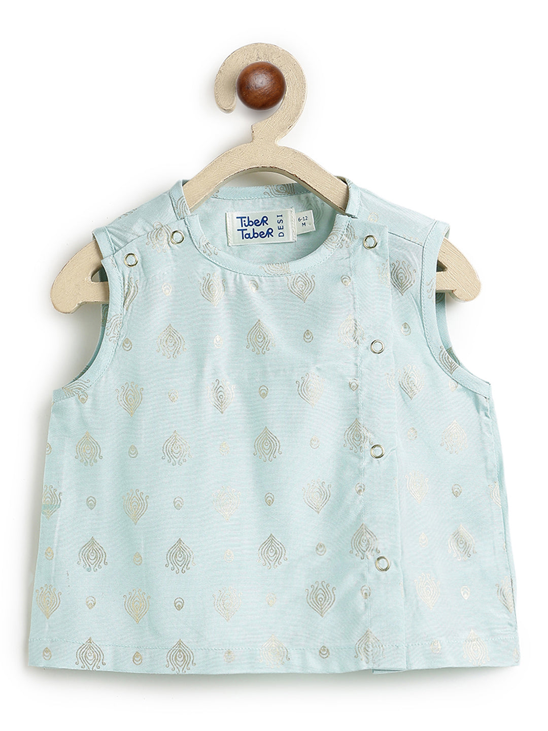 Festive Jhabla Set- Blue