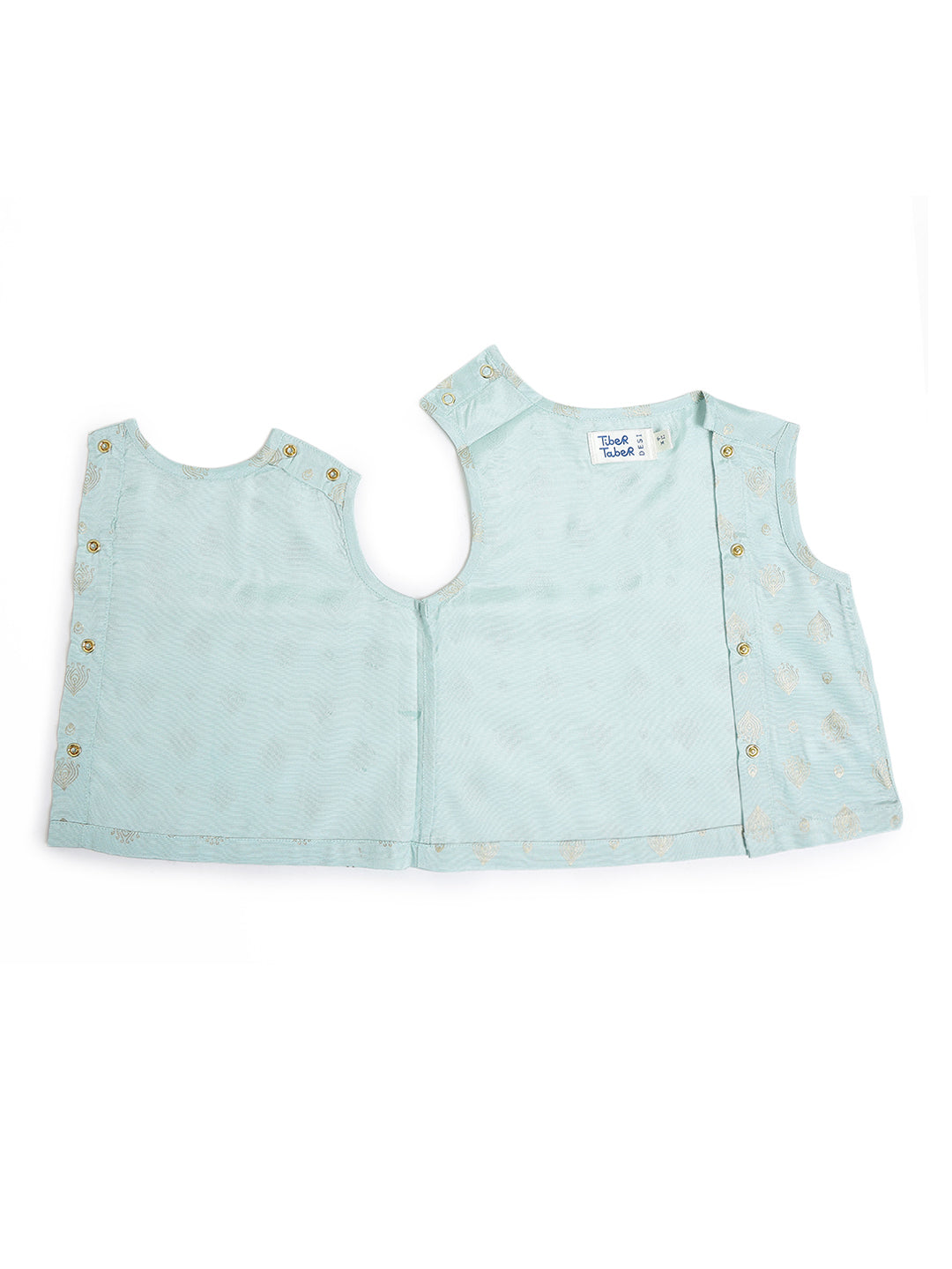 Festive Jhabla Set- Blue