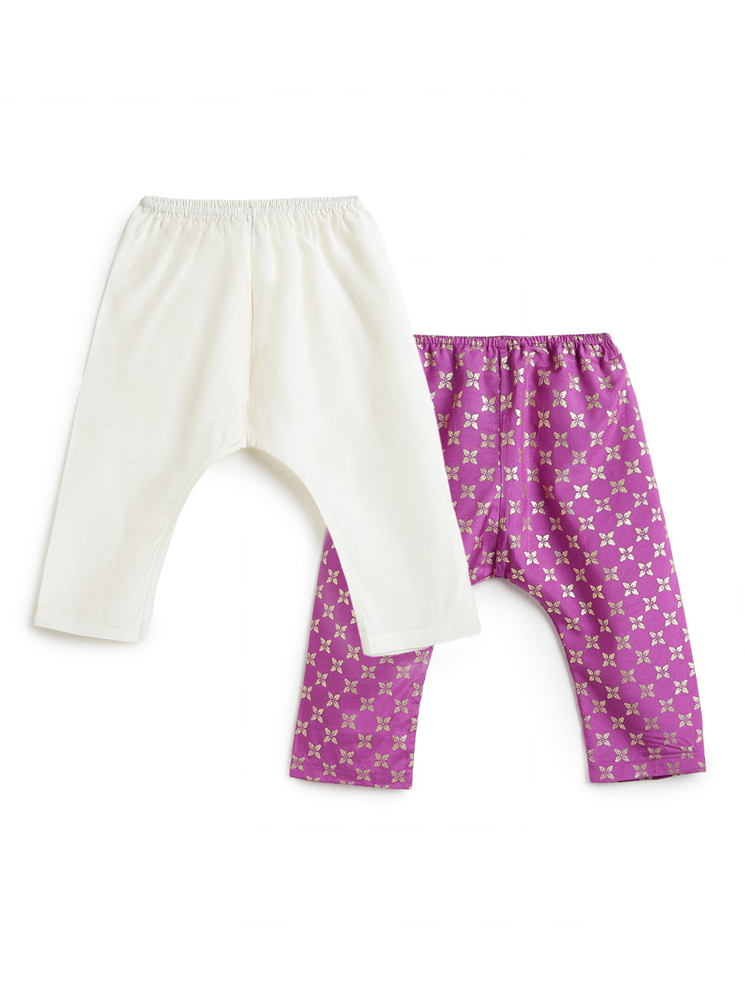Festive Jhabla Set-  Purple