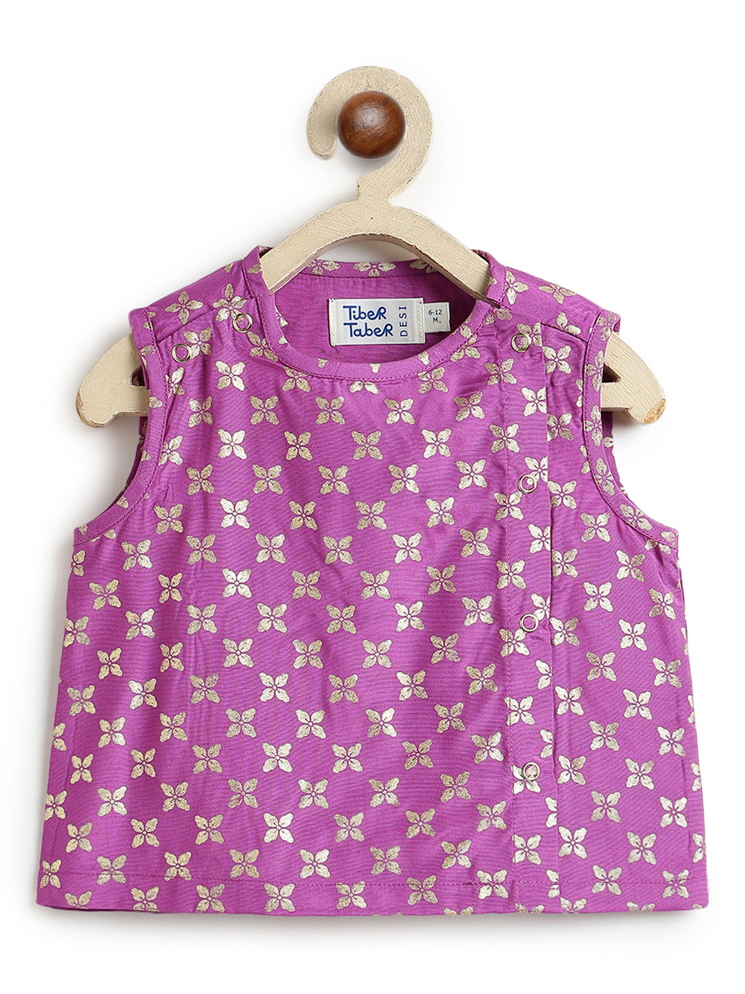 Festive Jhabla Set-  Purple