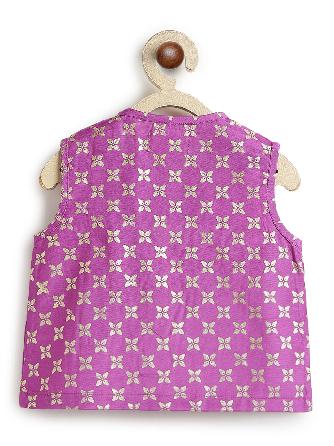 Festive Jhabla Set-  Purple