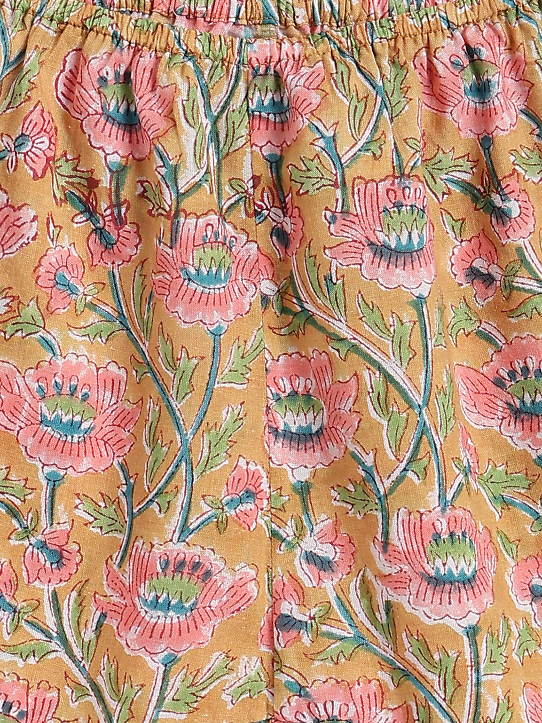Flowers in bloom Flexi Kimono Set - Yellow