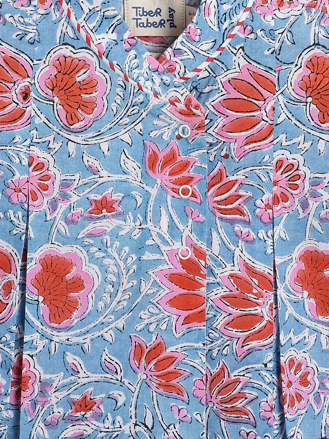 Flowers in bloom Flexi Kimono Set - Blue