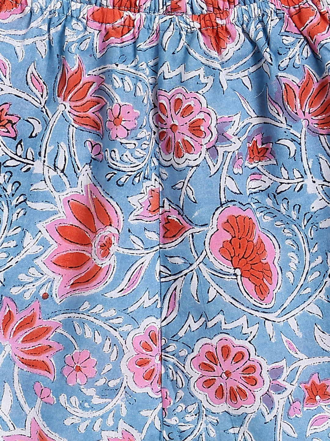 Flowers in bloom Flexi Kimono Set - Blue