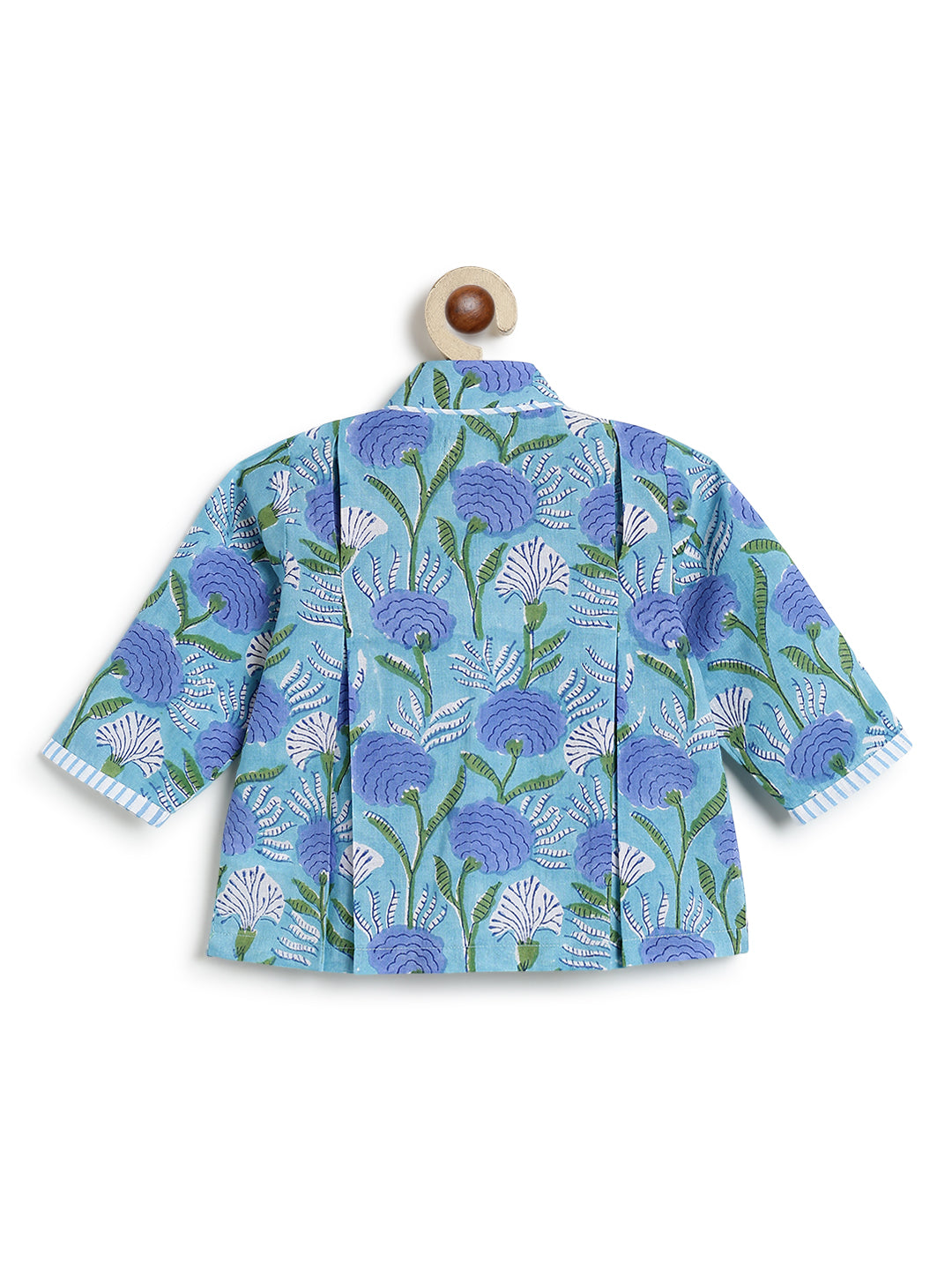 Flowers in bloom Flexi Kimono Set - Aqua