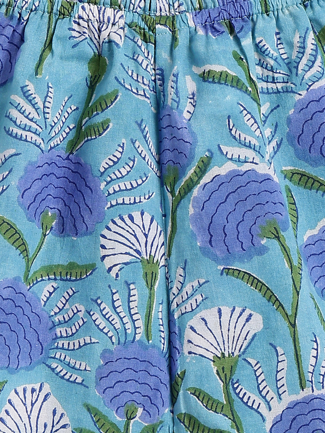 Flowers in bloom Flexi Kimono Set - Aqua