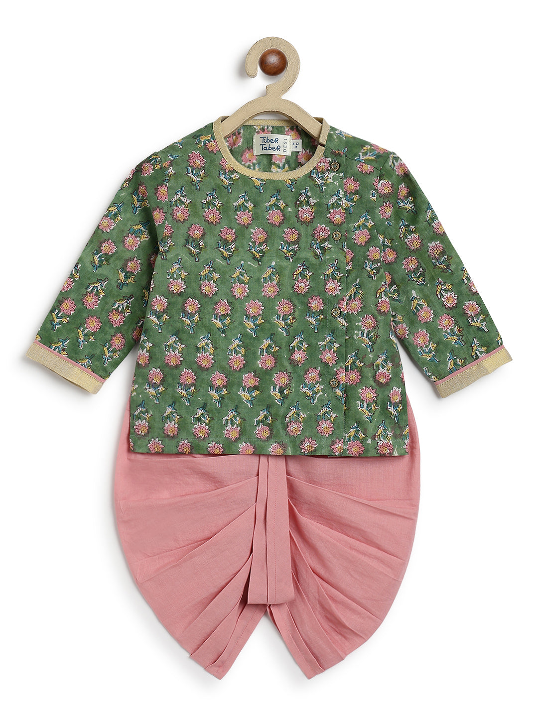 Heritage Bloom Dhoti Kurta Set
