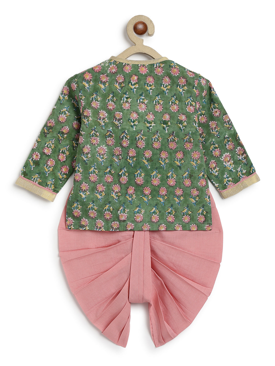 Heritage Bloom Dhoti Kurta Set