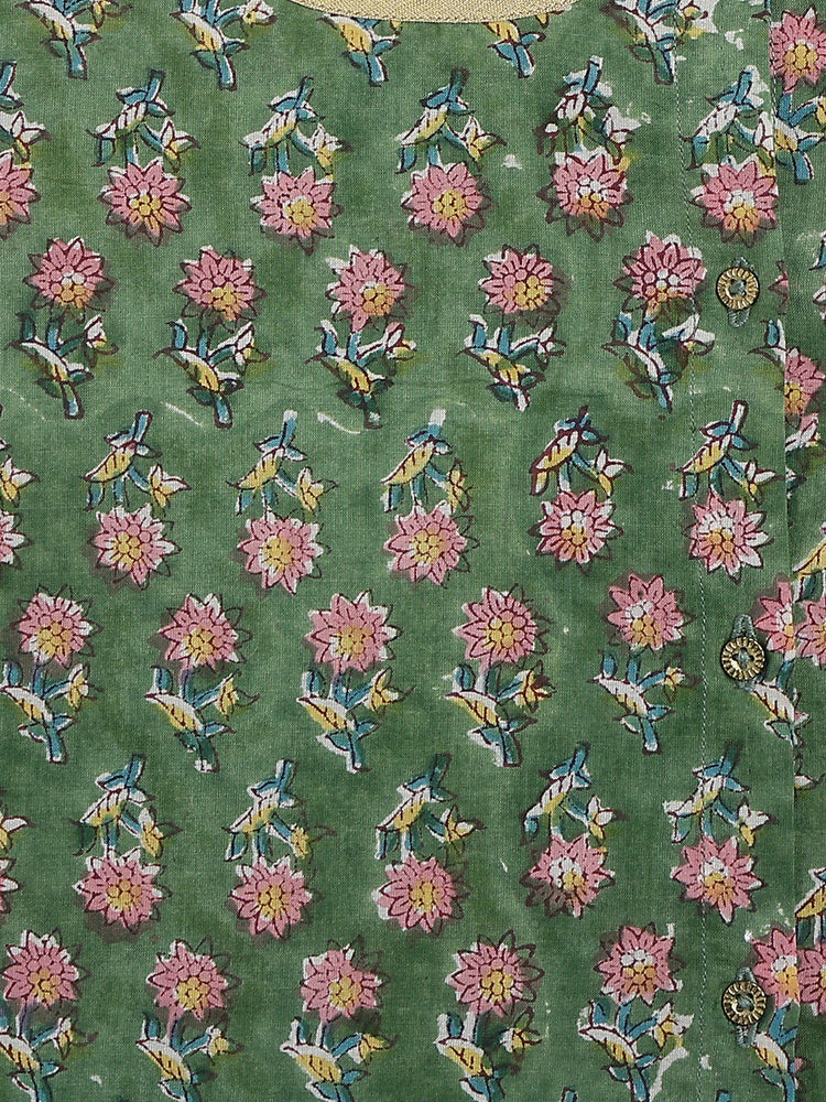 Heritage Bloom Dhoti Kurta Set